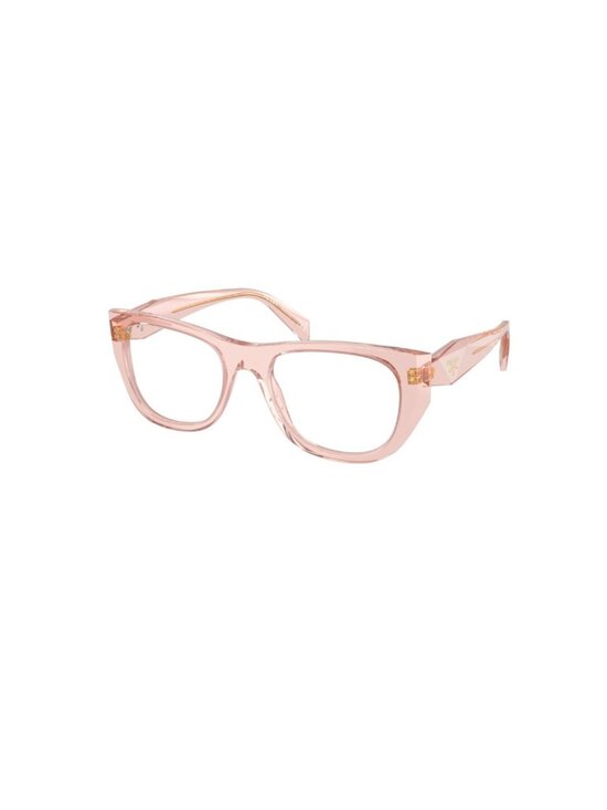 Prada Accessories - PRADA PR A18V 19Q1O1 Transparent Peach Women's 52 mm Eyeglasses